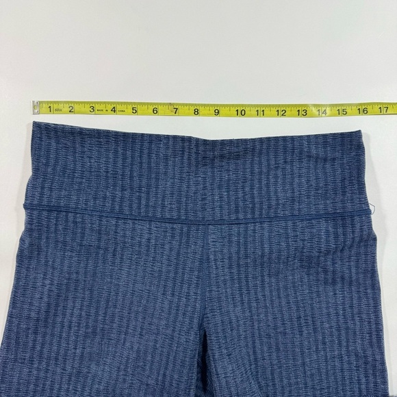 Athleta Elation Textured Straight Leg Pants Nara Shibori Blue - Picture 7 of 9